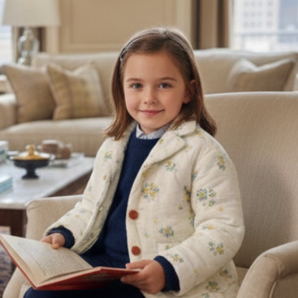 Size 5/6 Fith works floral blazer soft and sweet